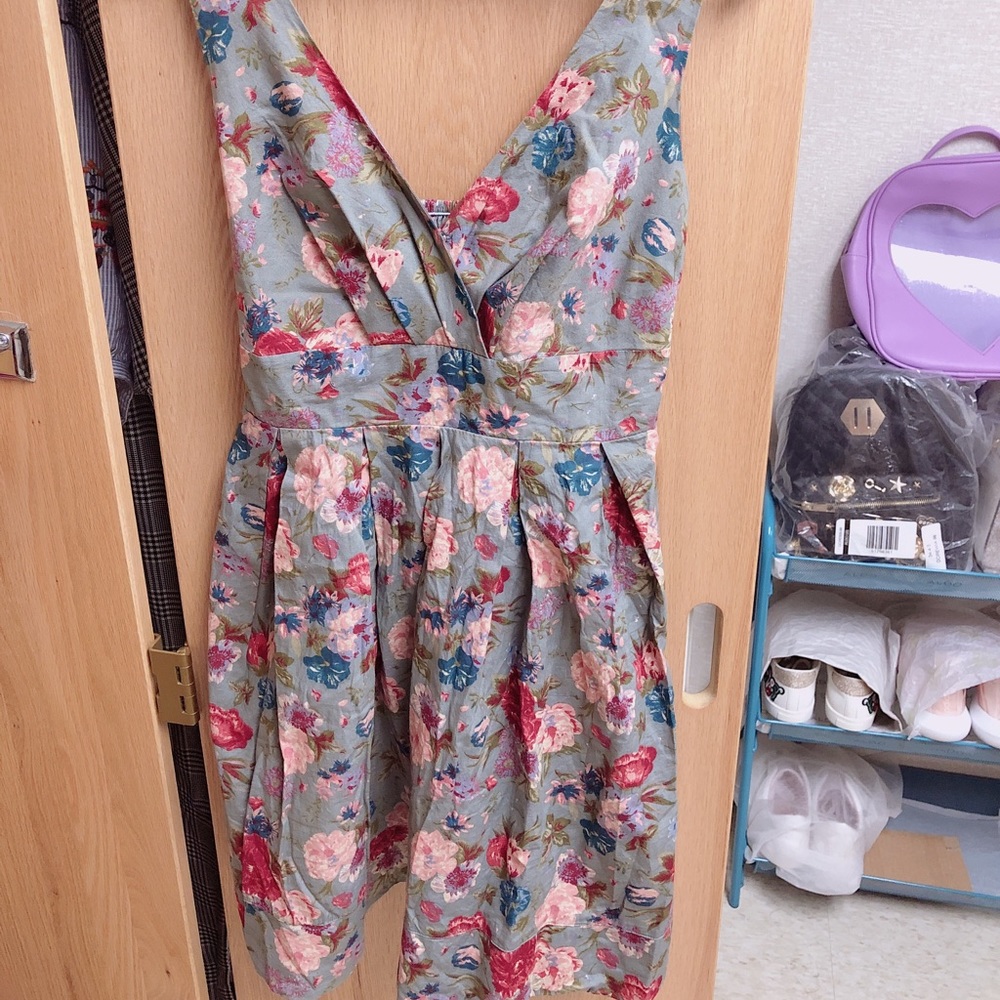 Floral mini dress